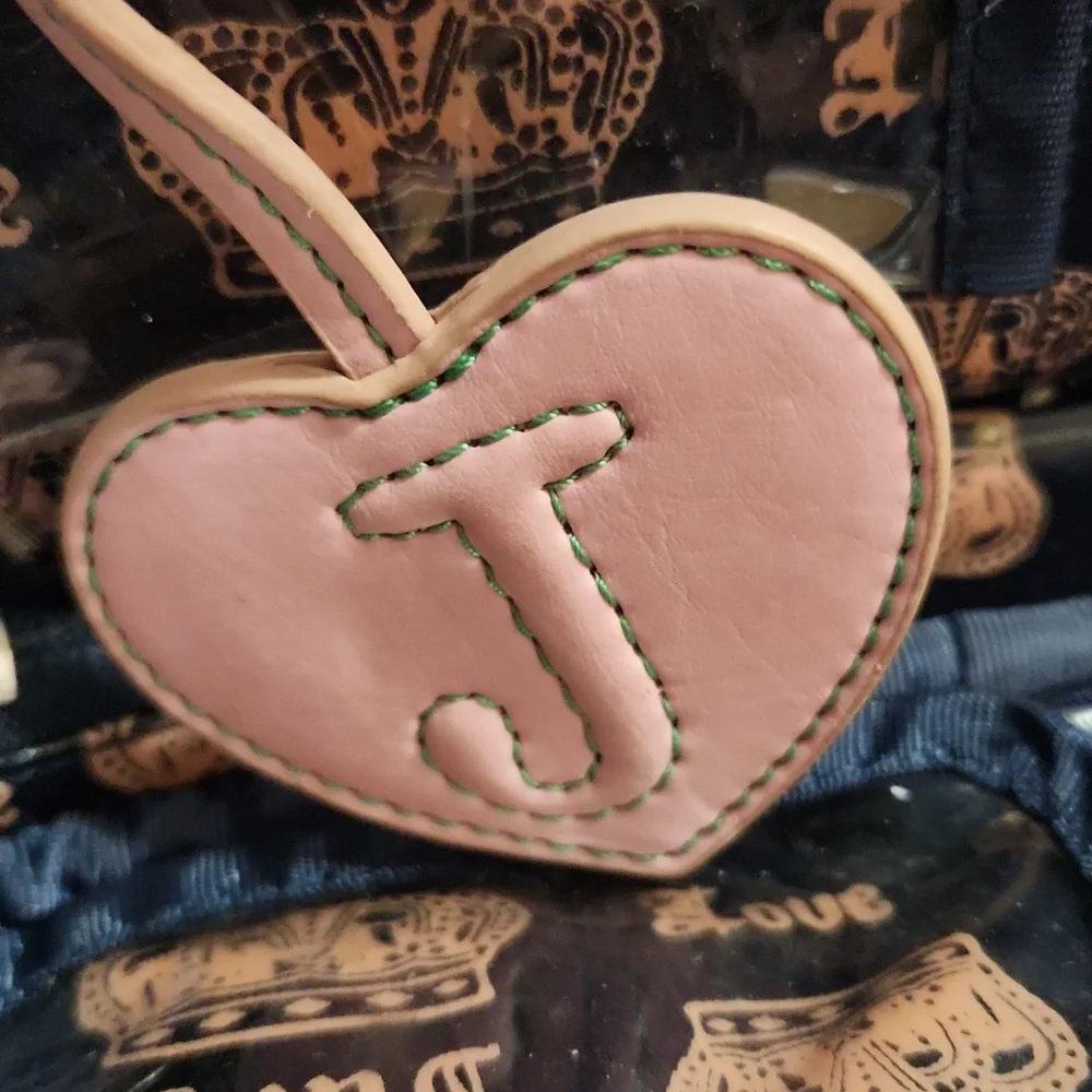 Rare Y2K Juicy Couture Make-up Bag/Organizer Dark Blue And Pink - Picture 6 of 14